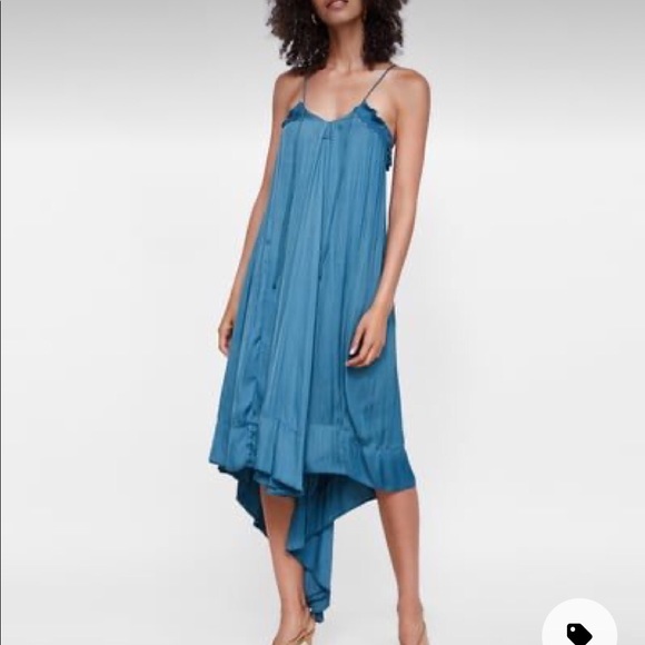 New with tags - Zara strappy dress (satin) - Picture 2 of 7
